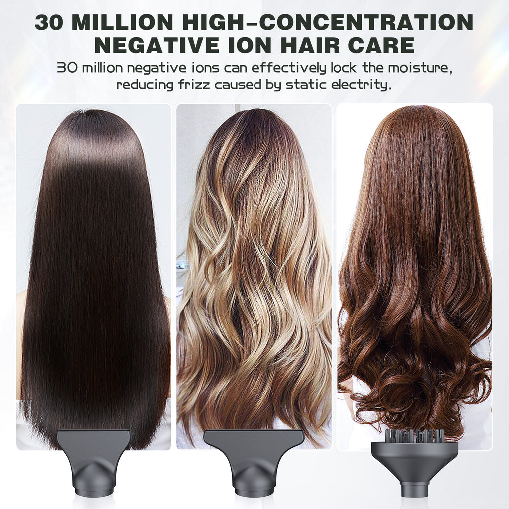Super Powerful Hair Dryer-Coffee-colored
