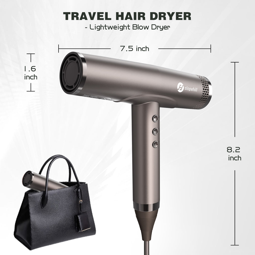 Super Powerful Hair Dryer-Coffee-colored
