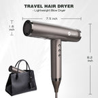 Super Powerful Hair Dryer-Coffee-colored
